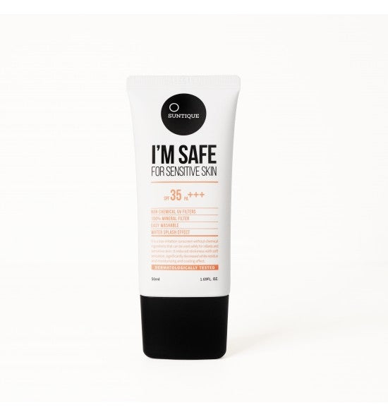 I'm Safe For Sensitive Skin SPF35+. Suntique